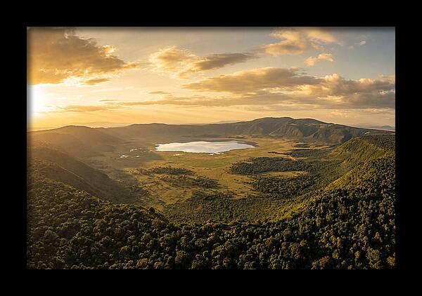 Ngorongoro Crater At Sunset