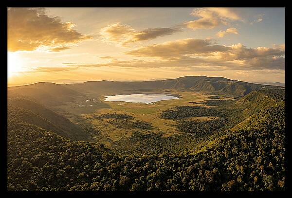 Ngorongoro Crater At Sunset