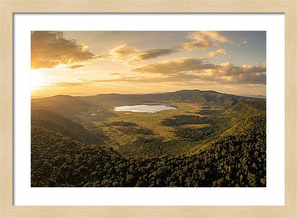 Ngorongoro Crater At Sunset