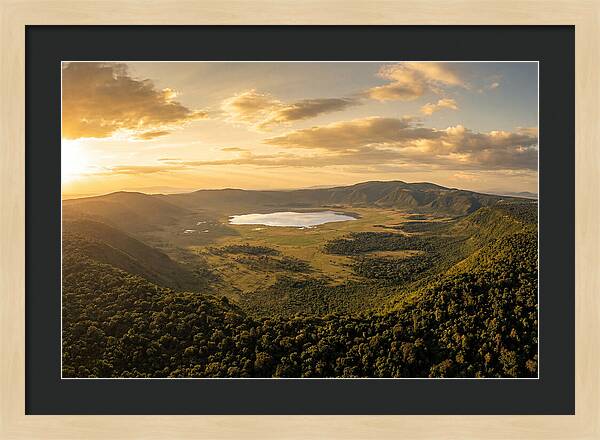 Ngorongoro Crater At Sunset