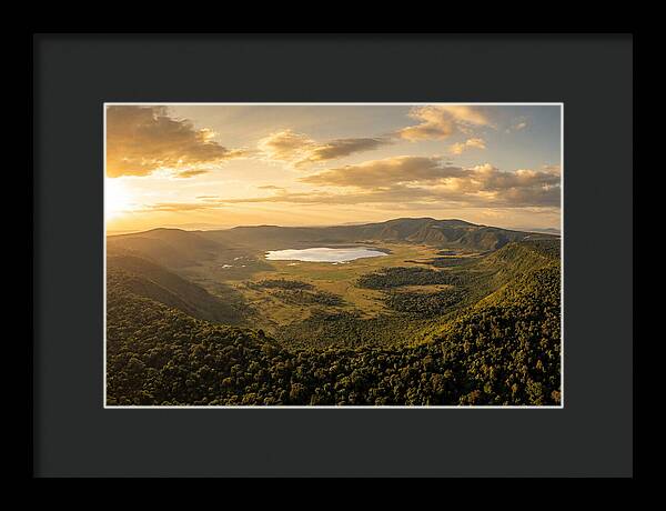 Ngorongoro Crater At Sunset