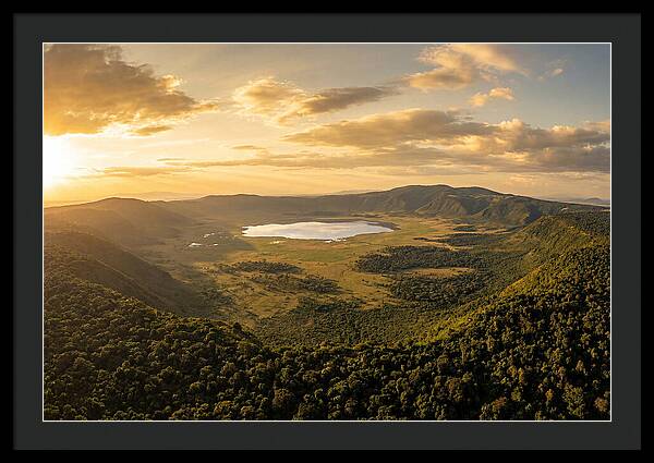 Ngorongoro Crater At Sunset