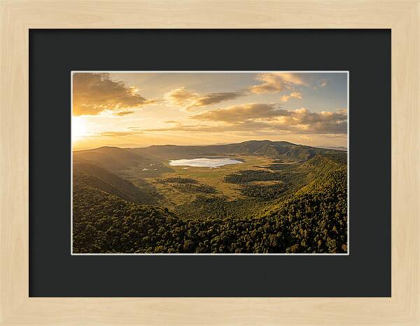 Ngorongoro Crater At Sunset
