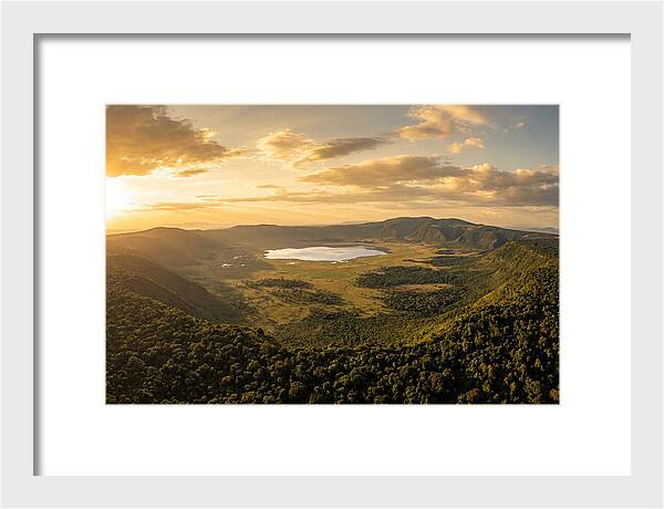 Ngorongoro Crater At Sunset