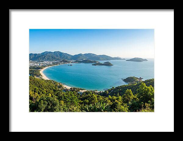 Nha Trang Bay From The Hills Above