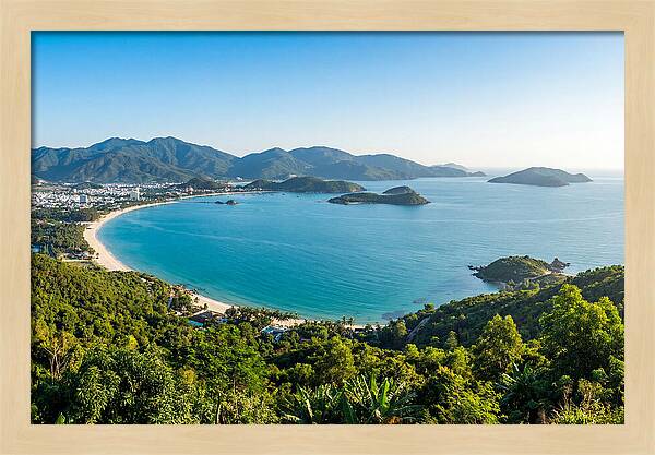 Nha Trang Bay From The Hills Above