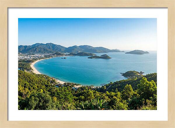 Nha Trang Bay From The Hills Above