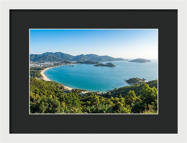 Nha Trang Bay From The Hills Above