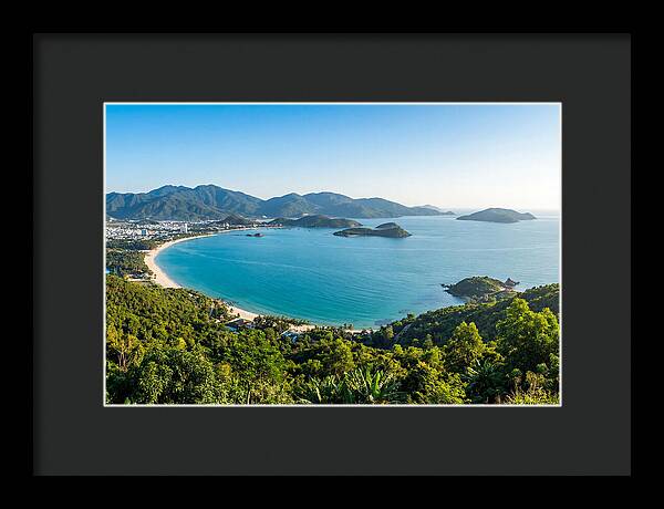Nha Trang Bay From The Hills Above