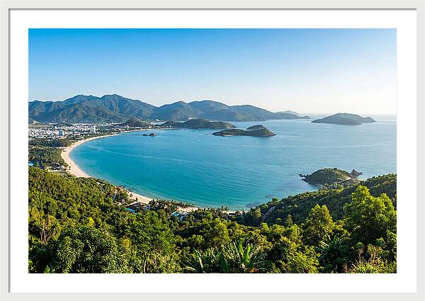 Nha Trang Bay From The Hills Above