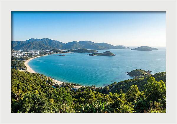 Nha Trang Bay From The Hills Above