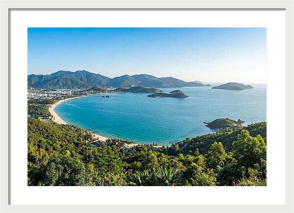 Nha Trang Bay From The Hills Above