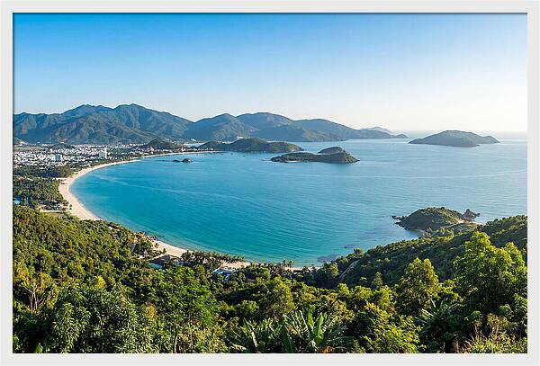 Nha Trang Bay From The Hills Above