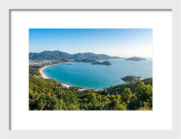 Nha Trang Bay From The Hills Above