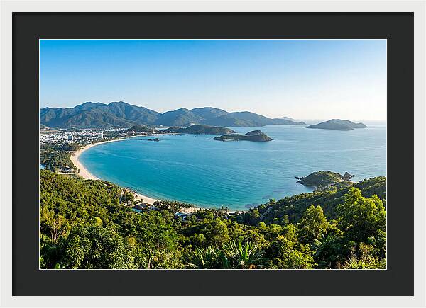 Nha Trang Bay From The Hills Above