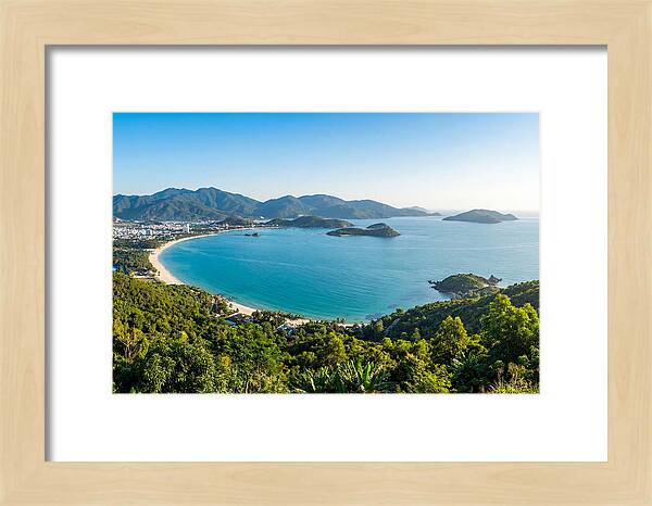 Nha Trang Bay From The Hills Above