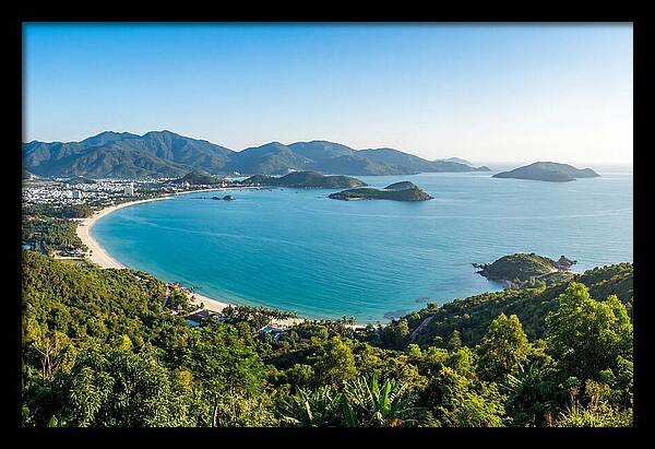 Nha Trang Bay From The Hills Above