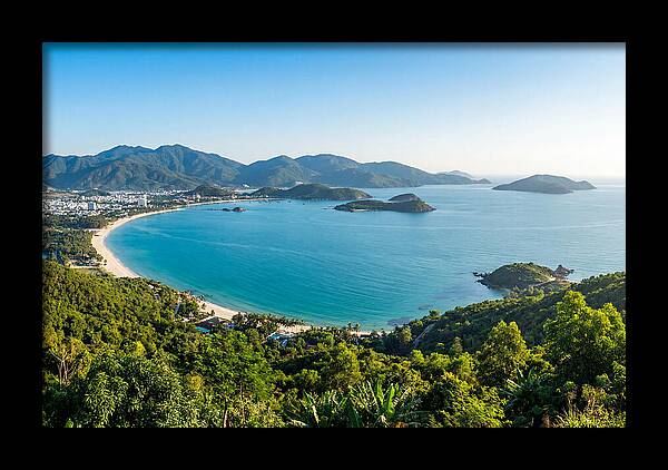 Nha Trang Bay From The Hills Above