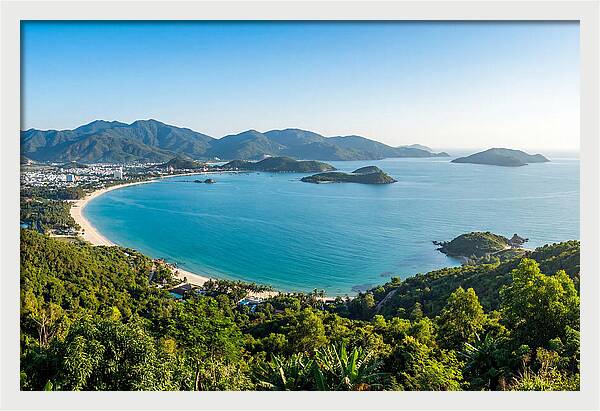 Nha Trang Bay From The Hills Above