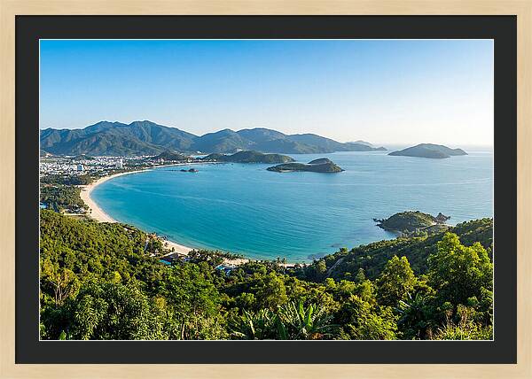 Nha Trang Bay From The Hills Above