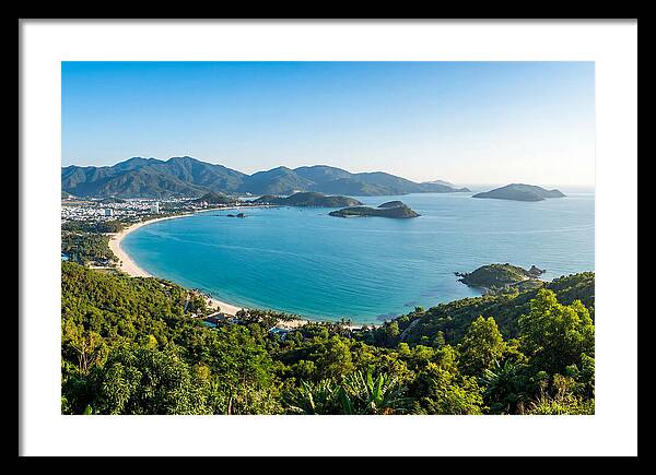 Nha Trang Bay From The Hills Above
