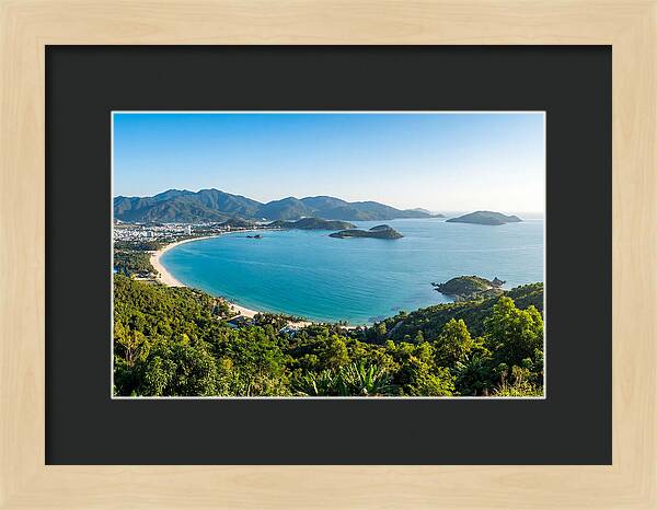 Nha Trang Bay From The Hills Above