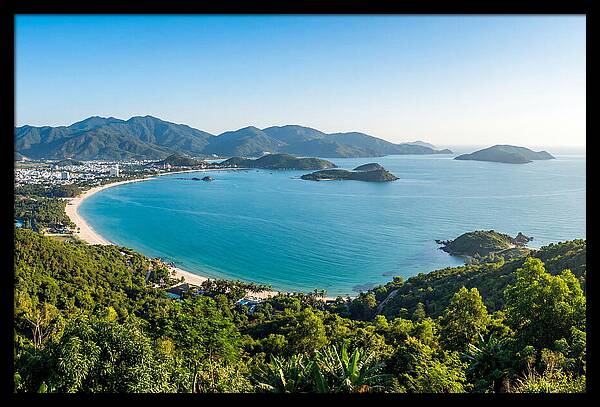 Nha Trang Bay From The Hills Above