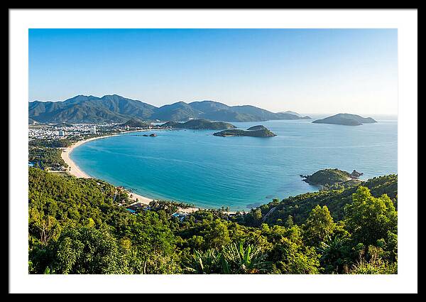 Nha Trang Bay From The Hills Above