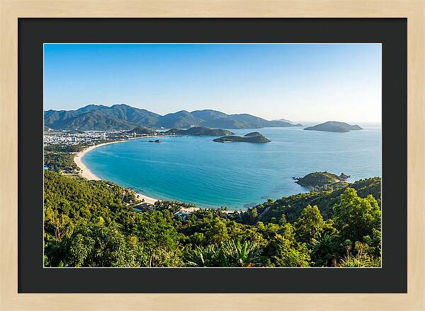 Nha Trang Bay From The Hills Above