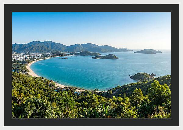 Nha Trang Bay From The Hills Above