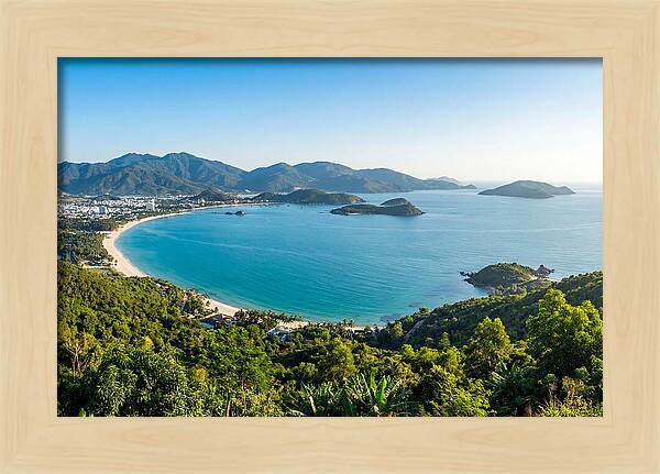Nha Trang Bay From The Hills Above