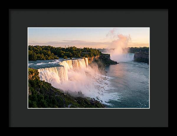 Niagara Falls At Golden Hour