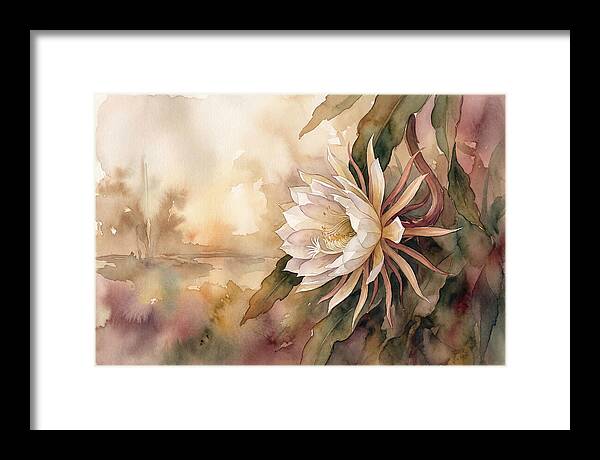 Night Blooming Cereus Flower Opening