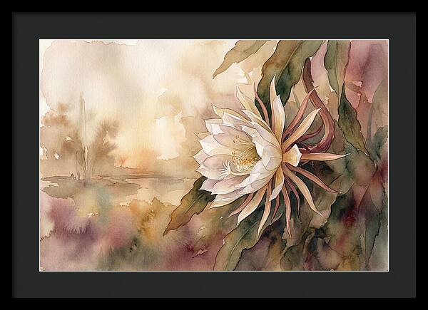 Night Blooming Cereus Flower Opening