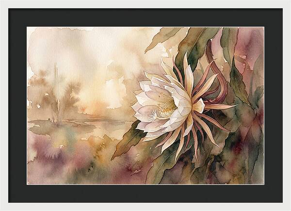 Night Blooming Cereus Flower Opening