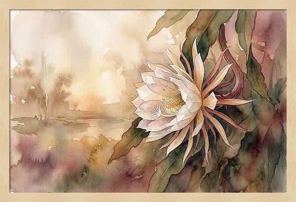 Night Blooming Cereus Flower Opening
