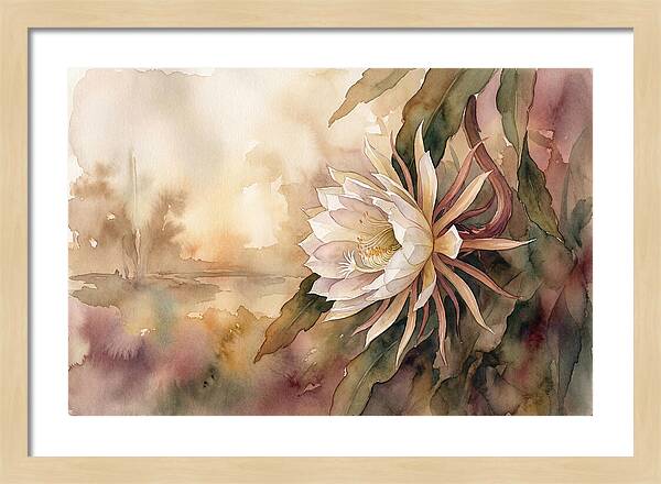Night Blooming Cereus Flower Opening