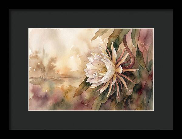 Night Blooming Cereus Flower Opening