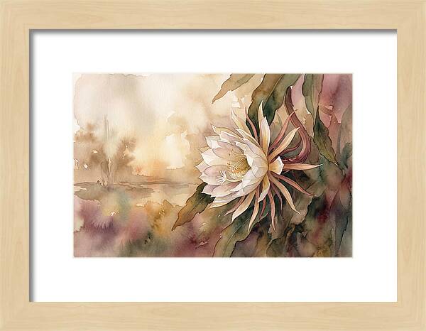 Night Blooming Cereus Flower Opening