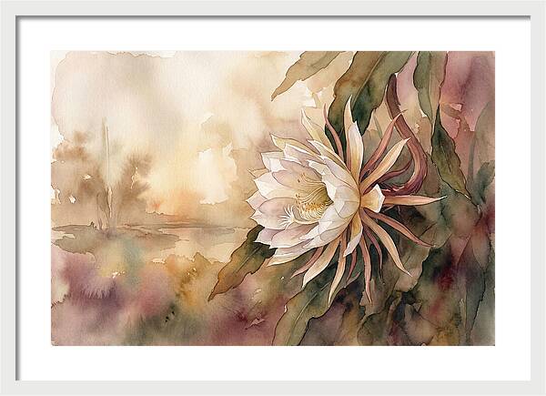 Night Blooming Cereus Flower Opening