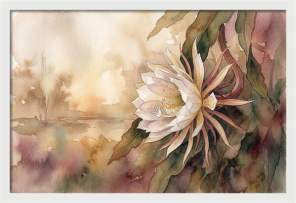Night Blooming Cereus Flower Opening