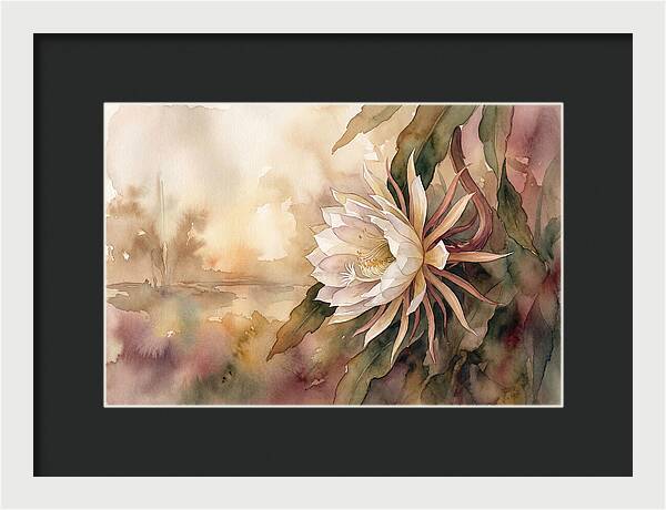 Night Blooming Cereus Flower Opening