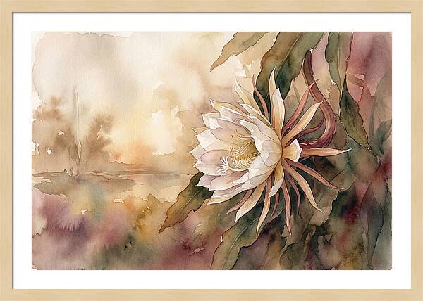 Night Blooming Cereus Flower Opening