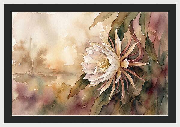 Night Blooming Cereus Flower Opening