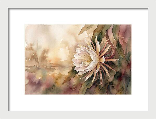 Night Blooming Cereus Flower Opening