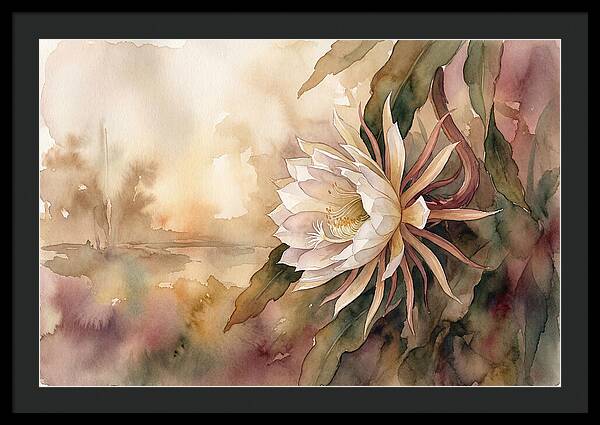 Night Blooming Cereus Flower Opening