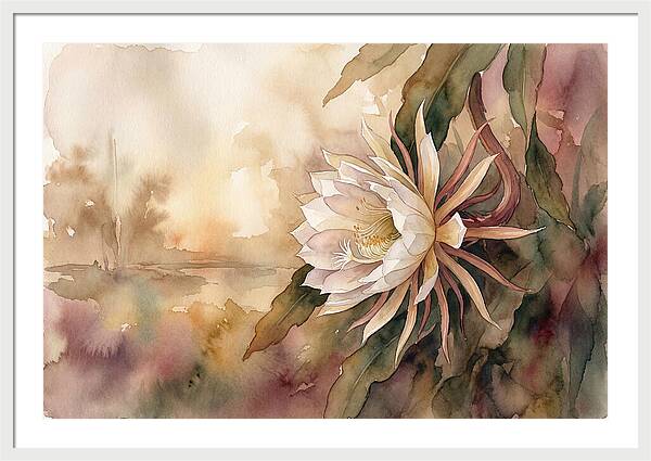 Night Blooming Cereus Flower Opening