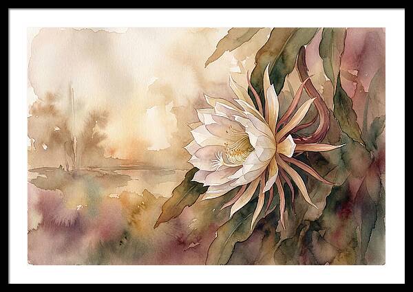 Night Blooming Cereus Flower Opening