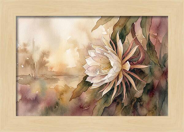 Night Blooming Cereus Flower Opening
