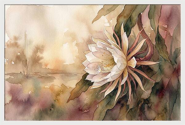 Night Blooming Cereus Flower Opening
